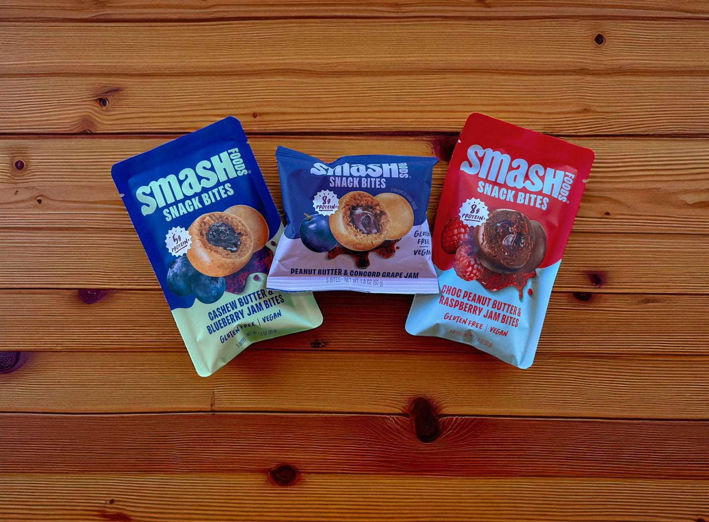 Gluten Free and Vegan Smash Snack Bites
